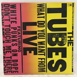 TUBES / WHAT DO YOU WANT FROM LIVE JAPAN ISSUE DOUBLE LP PROMO W/ BOOKLET - Picture 1 of 11