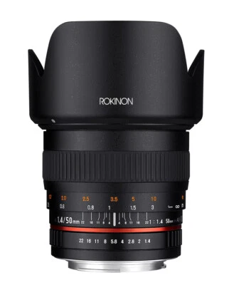 Rokinon 50mm F1.4 Full Frame High Speed Lens (Pentax K) - Image 1 of 4