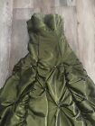 Flirt by Maggie Sottero Olive  Green  Quinceanera or Prom Dress Size 6
