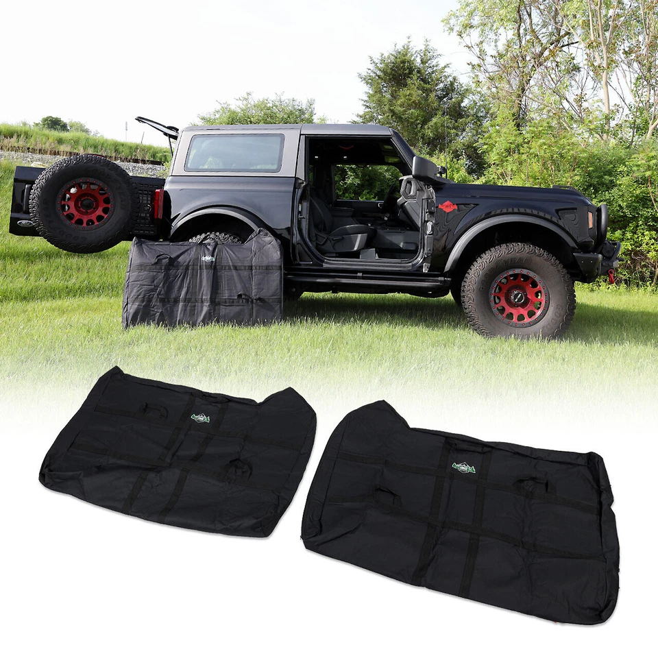 IAG I-Line Door Protection Storage Bags (1 Pair) for Ford Bronco 2021+ 2 Door - Image 1 of 4