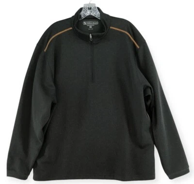 Pullover Pebble Beach Golf Performance gris cuarto cremallera para hombre XL manga larga Foto 1 de 4