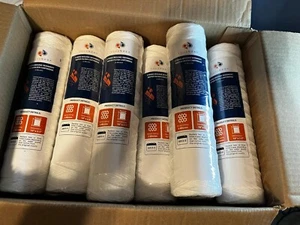 Grooved Sediment Water Filter 5 Micron 10" x 2.5" size ( 23 PACK ) by Aquaboon - Picture 1 of 5