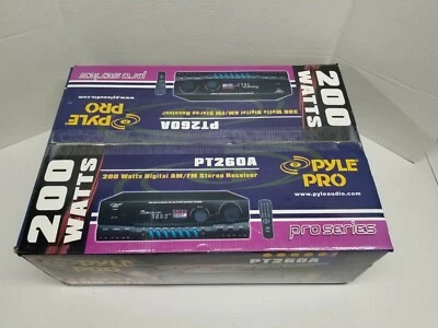 Pyle PT260A 200 Watts Digital AM FM Stereo Receiver - Image 1 of 4