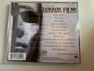 Classic Horror Films  CD - New Sealed/ ships same day - Image 1 of 3