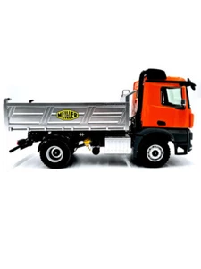 Huina Orange Kabolite 4x4 Kipper Mercedes Benz Arocs all-Wheel 1:14 + Sound Lamp - Picture 1 of 6