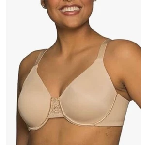 Vanity Fair 76080 Beauty Back Full Figure Minimize Underwire Bra 38 DDDBeige-NWT - Picture 1 of 4