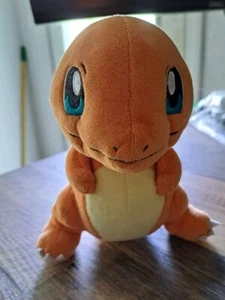 Pokemon Charmander 7" Plush Fire Lizard Orange Yellow Stuffed Animal Toy - Picture 1 of 3