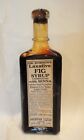 1918 antique Dr HOBSON LAXATIVE fig syrup BOTTLE CONTENT quack medicine PFEIFFER