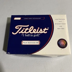 Titleist Tour Distance SF Soft Feel Golf Balls (BOX OF 12 GOLF BALLS) - Picture 1 of 4