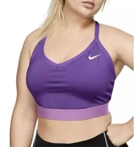 Nike Dri-FIT Indy Light Support Padded Purple Sports Bra 1X 42D - 44C * - Picture 1 of 6