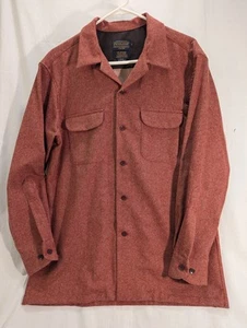 Pendleton The Original Boardhemd 100 % Schurwolle Knopfleiste rot Herren Medium - Bild 1 von 10