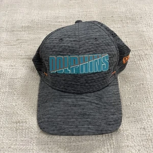Miami Dolphins New Era 39Thirty grau eng anliegende Kappe Mütze Größe Small/Medium  - Bild 1 von 9