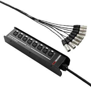 CableWorks By Gator Cases Backline Series 8x0 Drop Snake - 25 pies, (8) canales - Imagen 1 de 14