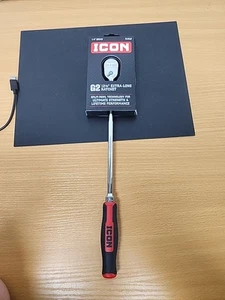 ICON G2 1/4 in. Drive, 12-1/2 in. Extra-Long Ratchet with Comfort Grip - Foto 1 di 4