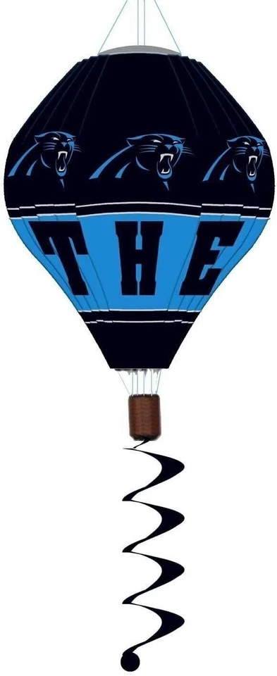 Carolina Panthers Exterior Globo Giratorio Bandera Viento, Diseño Colgante, 55x15x15... Foto 1 de 1
