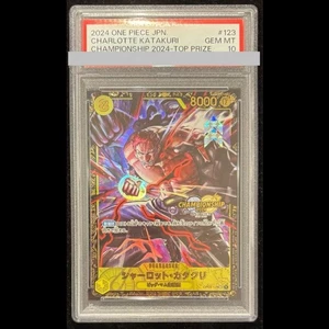 PSA10 Charlotte Katakuri SEC OP03-123 Championship 2024 Top Prize One Piece Card - Picture 1 of 2