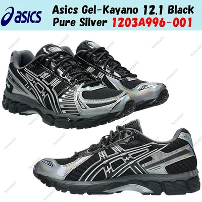 Asics Gel-Kayano 12.1 черный чистое серебро 1203A996-001 мужской размер - Изображение 1 из 4