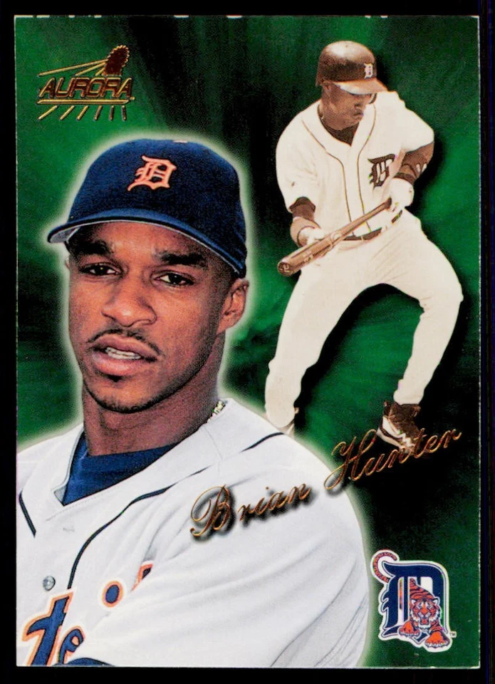 1999 Pacific Aurora #68 Brian Hunter Detroit Tigers Baseball Card - Image 1 of 2