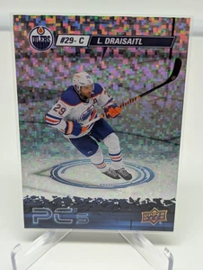 2023-24 Upper Deck Series 2 #PC-19 Leon Draisaitl Speckled Silver PC's Oilers - Bild 1 von 2