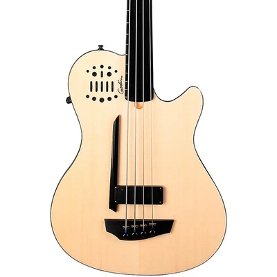 Godin A4 Ultra Natural Fretless Semi-Acoustic Bass Natural - Image 1 of 4