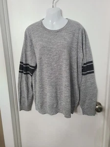 Sonoma Goods for Life Pullover Herren grau Rundhals DK grau gestreift Langarm XL - Bild 1 von 6
