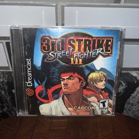 Street Fighter III: 3rd Strike (Sega Dreamcast) Complete with manuel - Authentic