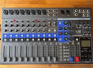 ZOOM LiveTrak L-12 Digital Mixer 12ch USB Audio Interface Sound Music Gear Pro - Picture 1 of 4