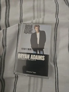 BRYAN ADAMS - YOU WANT IT YOU GOT IT - CASSETTE TAPE - Picture 1 of 2