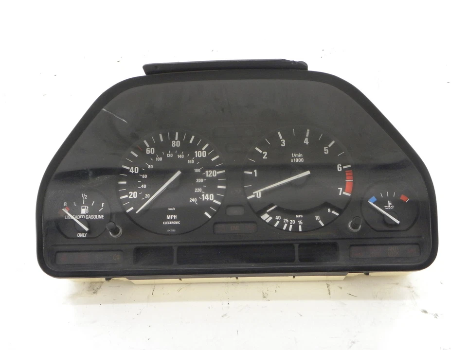 *Para piezas* Panel de cuadro de medidor de velocímetro de instrumento para 88-89 BMW 735i E32 Foto 1 de 4