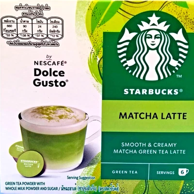 Cápsula de té Nescafé Dolce Gusto Starbucks Matcha Latte Instantánea fuerte 148,2 g Foto 1 de 4