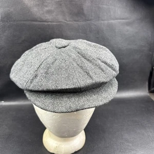 Berretto berretto lana Edimburgo vintage High Society Cunningham & CO 7 3/8 - Foto 1 di 5