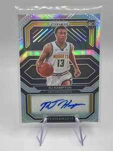 2020-21 Panini Prizm - Rookie Penmanship Silver Prizm #RP-RJH R.J. Hampton