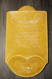 Vintage Kalifornien USA Keramik Käse & Speck Dip Rezept Schale - Bild 1 von 3