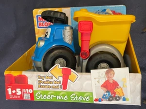 Camión de volteo Mega Bloks Steer Me Steve 10 piezas 80415 - Nuevo en paquete - Imagen 1 de 6