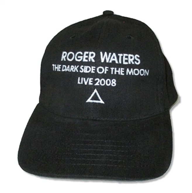 Gorra de béisbol Roger Waters-(Pink Floyd)-Dark Side 2008 Tour-Negro OSFA Foto 1 de 1