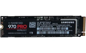Samsung - MZ-V7P1T0BW - 970 PRO MZ-V7P1T0BW - 1 TB SSD - intern - M.2 2280 - PCI - Afbeelding 1 van 3