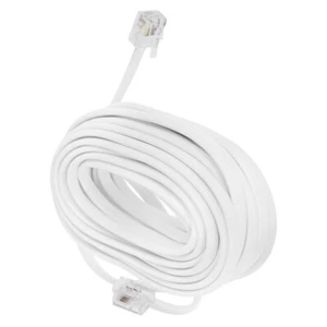 Cavo prolunga linea telefonica con spina RJ11/RJ14 6P4C per telefoni fissi per - Foto 1 di 12