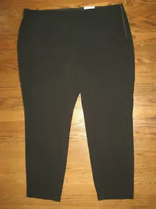NEW womens plus size 22W 22 black stretch Nine West side zip skinny dress pant - Picture 1 of 2