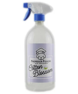 Air Freshener Professor Pooch ® Dog Deodoriser Cotton Blossom 1000ml 1L - Picture 1 of 3