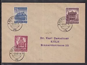 C 19 ) Third Empire 3 beautiful Cover Winter Relief Fund "Buildings" 1940 - Picture 1 of 3