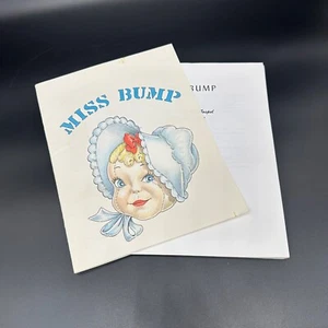 Vintage 1970 Miss Bump Sunday School Lesson Childrens Church Story Booklet Retro - Picture 1 of 12