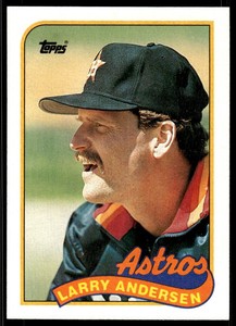 1989 Topps Larry Andersen Houston Astros #24