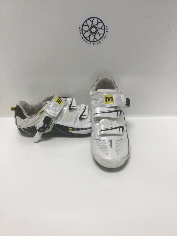 Mavic Giova road racing cycling bike shoe white Womans 6.5 - Image 1 of 4
