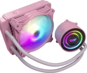 DARKFLASH 120mm TWISTER DX-120 +5V ARGB CPU Liquid/Water Cooler Pink - Picture 1 of 6