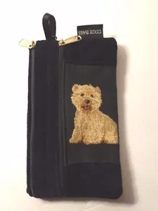West Highland Terrier Wandteppich Doppelreißverschluss 7 3/4"x 5" Geldbörse/Schminketui, USA - Bild 1 von 3