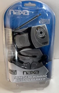 AM/FM Radio With Speaker Max’s NR-712 Ultra Slim Compact Design New Sealed - Picture 1 of 2
