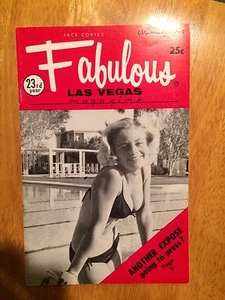Fabulosa revista de Las Vegas Debbie Fredrick Jack E. Leonard F Sinatra 12/5/1970 - Imagen 1 de 11