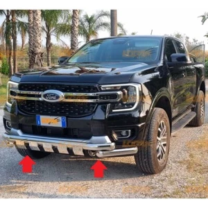 Ford Ranger Pare-Buffle 2023 – 2024 Barre Bull Bar Garde-choc Inox RAPTOR - Afbeelding 1 van 5