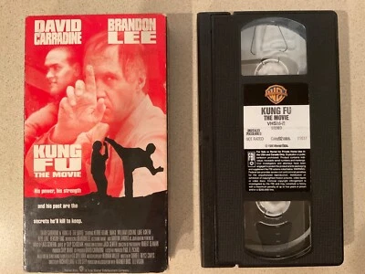 Kung Fu: The Movie (VHS, 1993) David Carradine, Brandon Lee - Image 1 of 3
