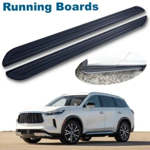2PCS Running Boards Fits for Infiniti QX60 2022-2024 Nerf Bars Side Steps - Picture 1 of 13